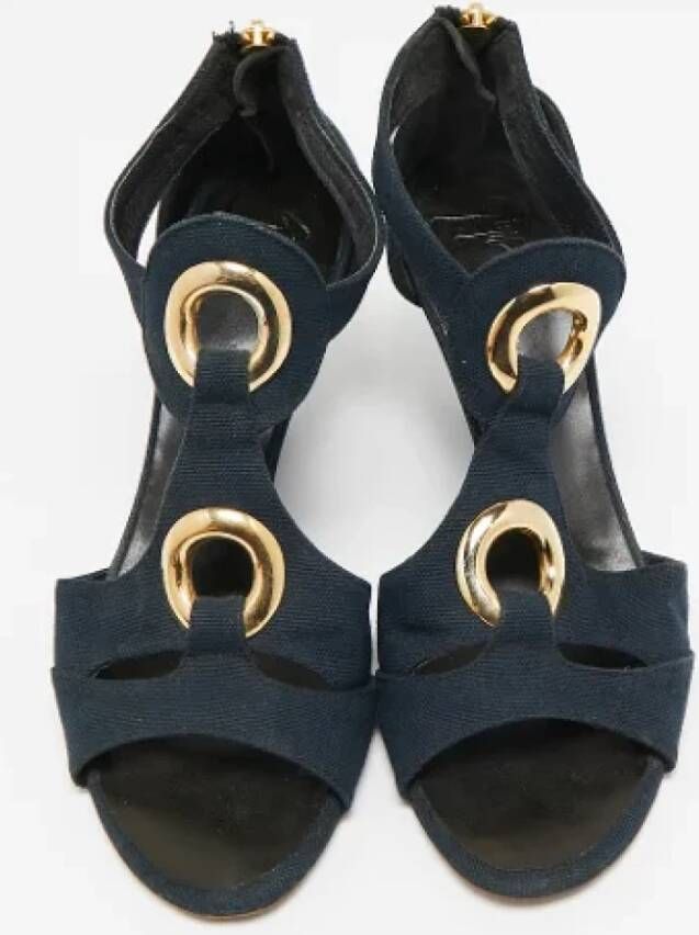 Giuseppe Zanotti Pre-owned Canvas sandals Blue Dames