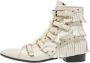 Giuseppe Zanotti Pre-owned Leather boots Beige Dames - Thumbnail 1