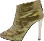 Giuseppe Zanotti Pre-owned Leather boots Green Dames - Thumbnail 1