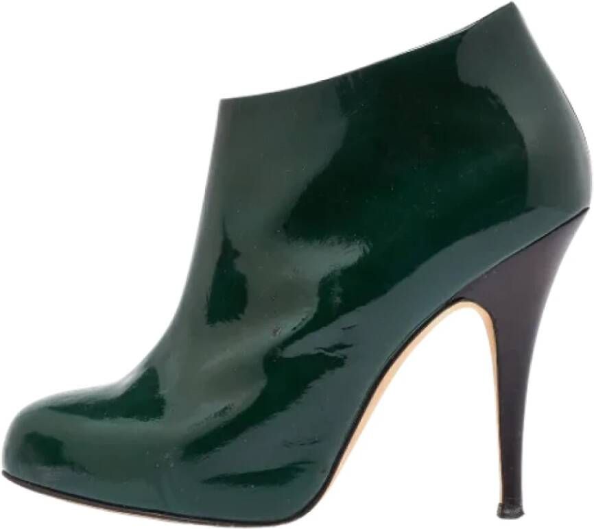 Giuseppe Zanotti Pre-owned Leather boots Green Dames