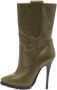 Giuseppe Zanotti Pre-owned Leather boots Green Dames - Thumbnail 1