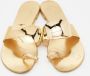 Giuseppe Zanotti Pre-owned Leather flats Yellow Dames - Thumbnail 1