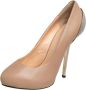 Giuseppe Zanotti Pre-owned Leather heels Beige Dames - Thumbnail 1