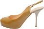 Giuseppe Zanotti Pre-owned Leather heels Beige Dames - Thumbnail 1