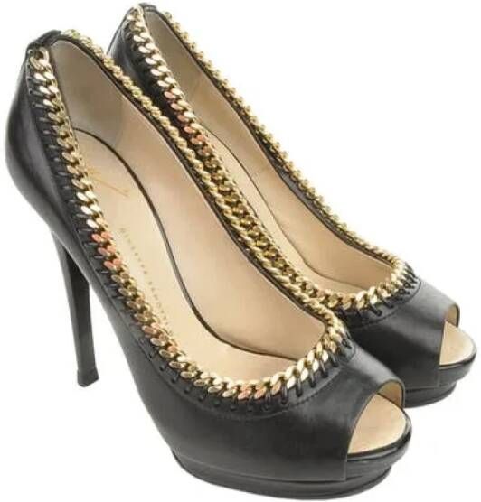 Giuseppe Zanotti Pre-owned Leather heels Black Dames