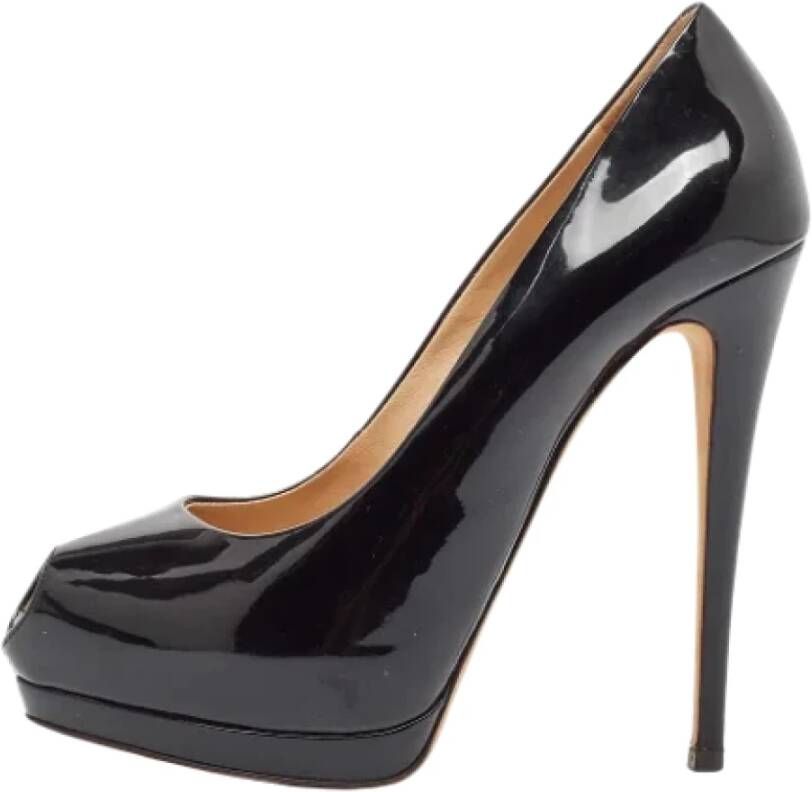 Giuseppe Zanotti Pre-owned Leather heels Black Dames