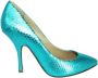 Giuseppe Zanotti Pre-owned Leather heels Blue Dames - Thumbnail 1