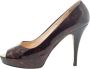 Giuseppe Zanotti Pre-owned Leather heels Brown Dames - Thumbnail 1