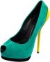 Giuseppe Zanotti Pre-owned Leather heels Green Dames - Thumbnail 1