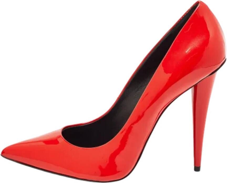 Giuseppe Zanotti Pre-owned Leather heels Red Dames