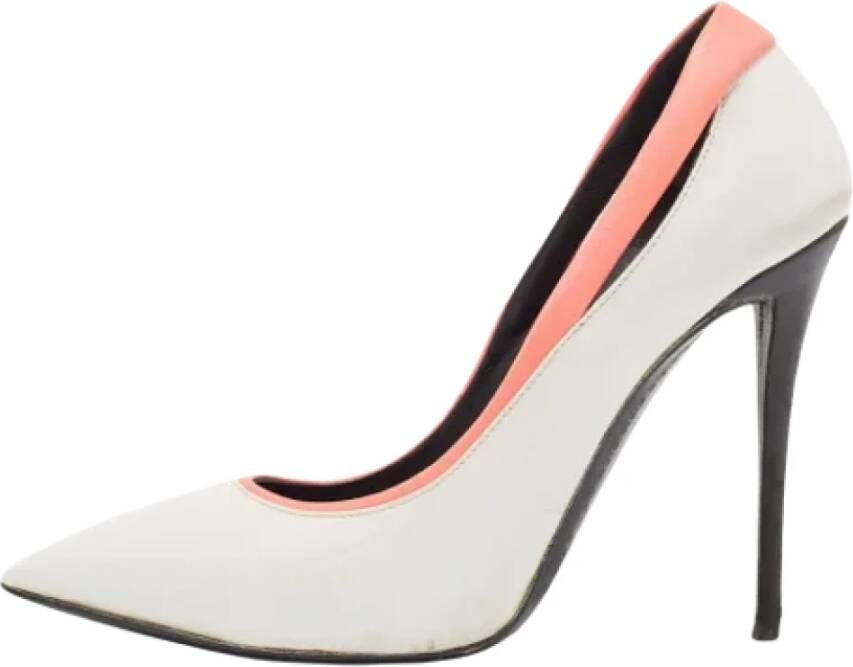 Giuseppe Zanotti Pre-owned Leather heels White Dames