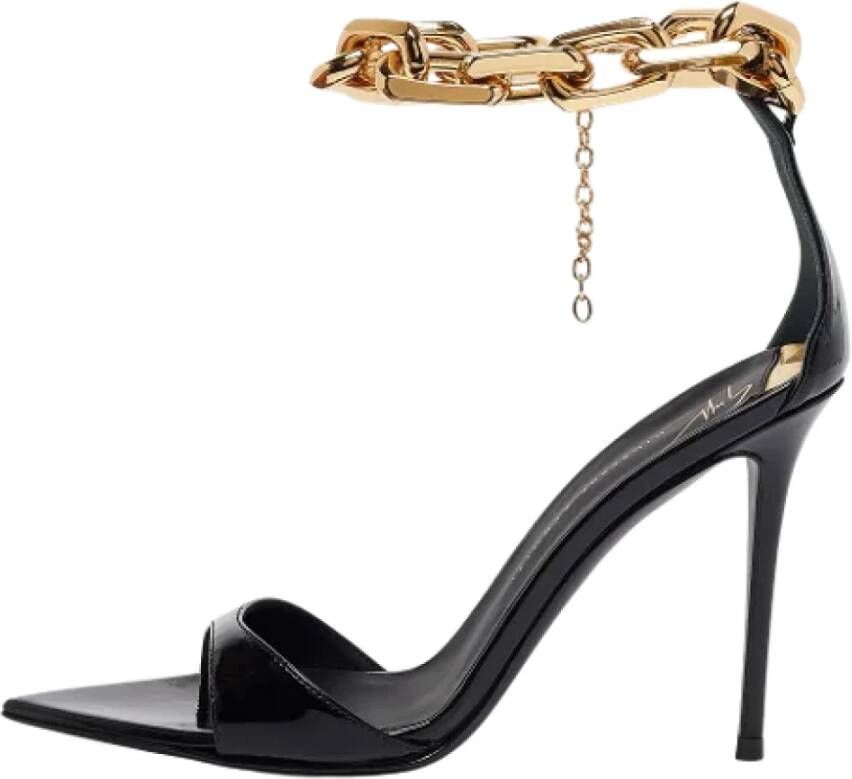 Giuseppe Zanotti Pre-owned Leather sandals Black Dames