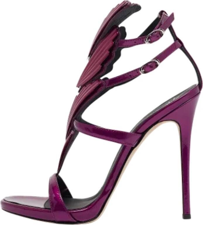 Giuseppe Zanotti Pre-owned Leather sandals Purple Dames