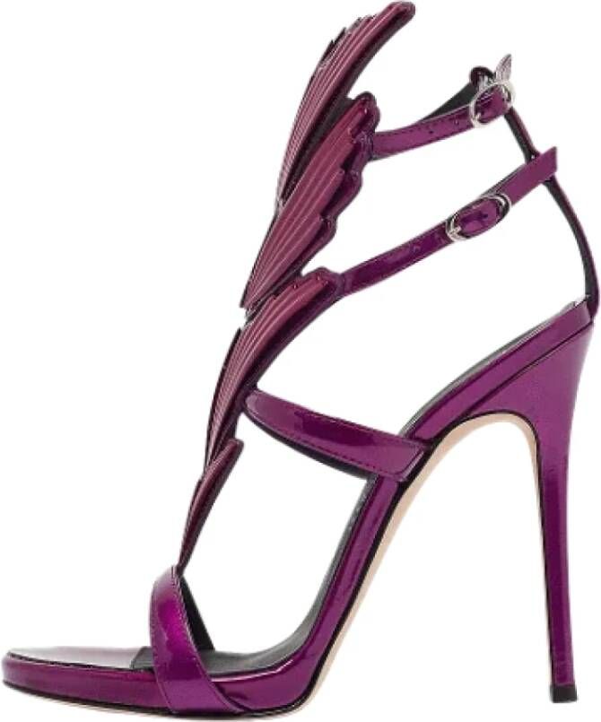 Giuseppe Zanotti Pre-owned Leather sandals Purple Dames