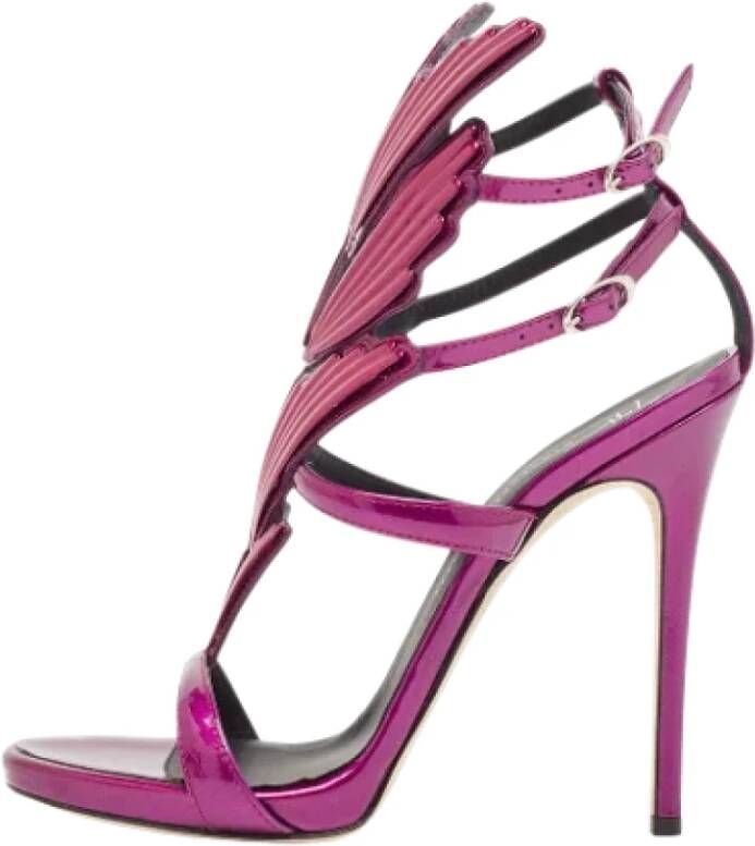 Giuseppe Zanotti Pre-owned Leather sandals Purple Dames