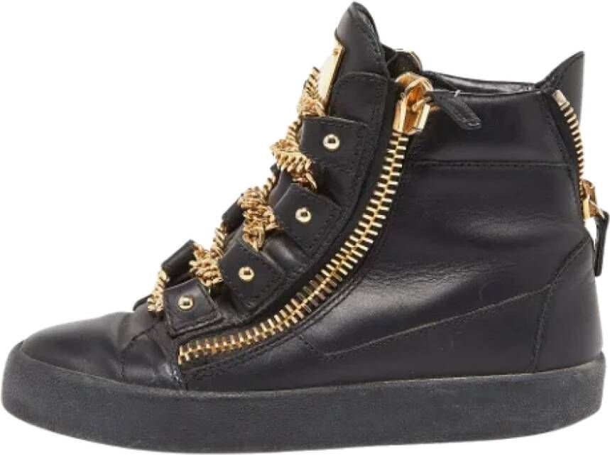 Giuseppe Zanotti Pre-owned Leather sneakers Black Dames