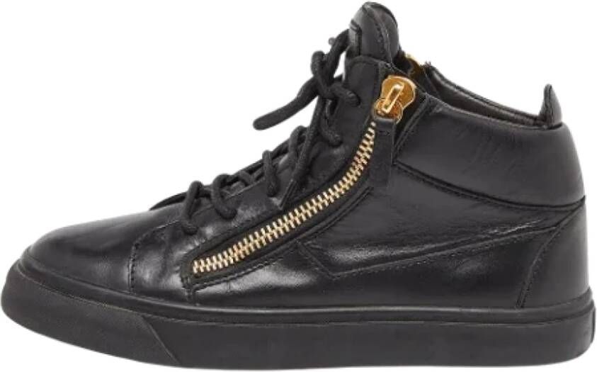 Giuseppe Zanotti Pre-owned Leather sneakers Black Dames