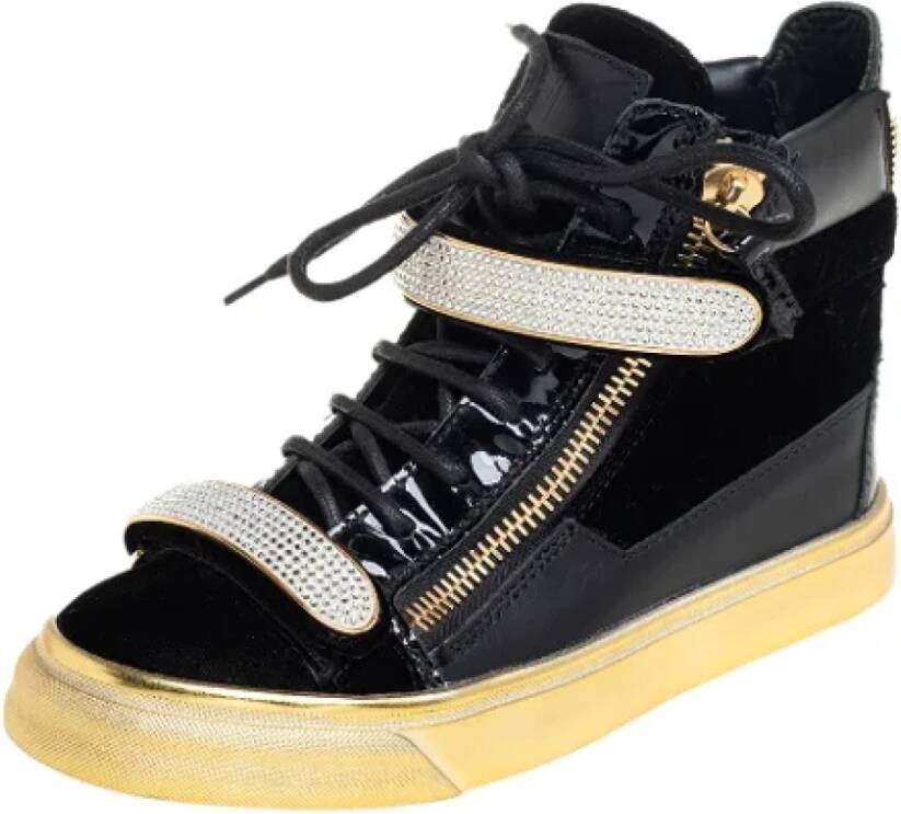 Giuseppe Zanotti Pre-owned Leather sneakers Black Dames