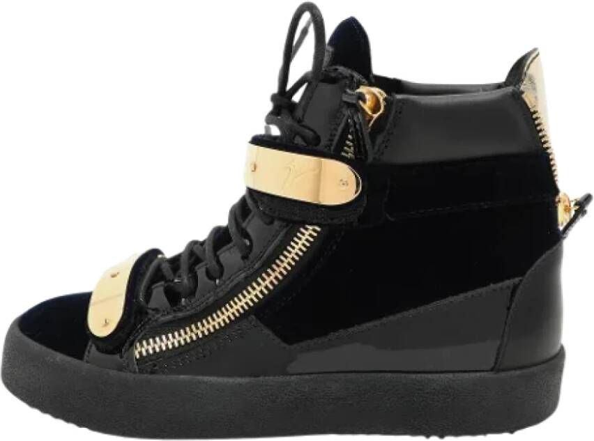 Giuseppe Zanotti Pre-owned Leather sneakers Black Dames