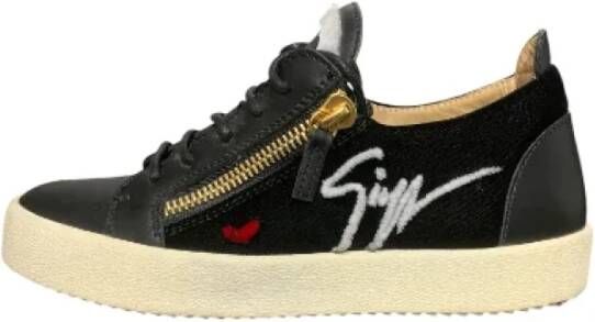 Giuseppe Zanotti Pre-owned Leather sneakers Black Dames