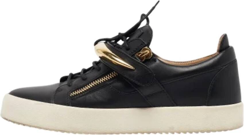 Giuseppe Zanotti Pre-owned Leather sneakers Black Heren