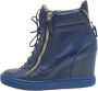 Giuseppe Zanotti Pre-owned Leather sneakers Blue Dames - Thumbnail 1