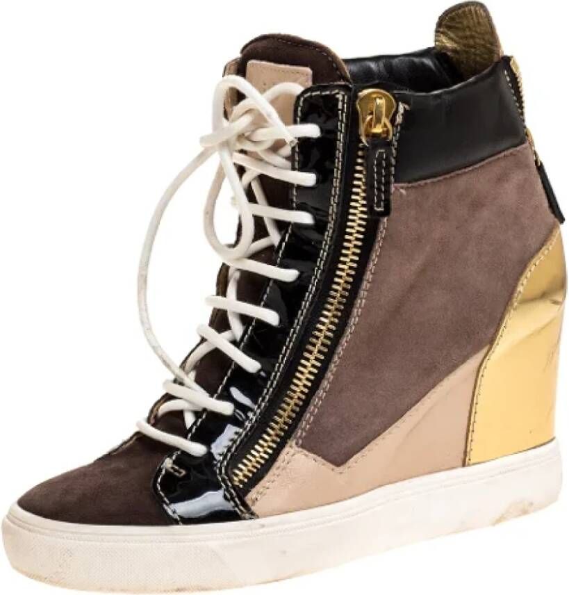 Giuseppe Zanotti Pre-owned Leather sneakers Multicolor Dames