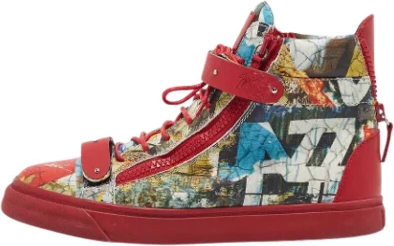 Giuseppe Zanotti Pre-owned Leather sneakers Multicolor Heren