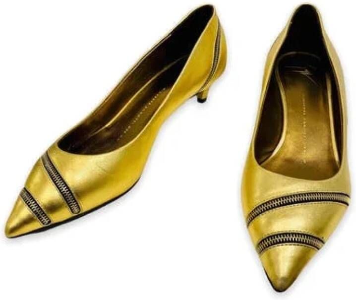 Giuseppe Zanotti Pre-owned Pre-ownedLeatherheels Yellow Dames