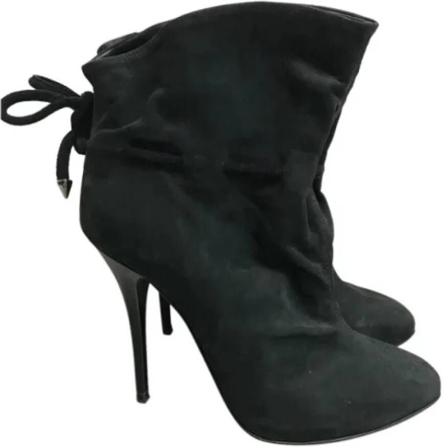 Giuseppe Zanotti Pre-owned Suede boots Black Dames