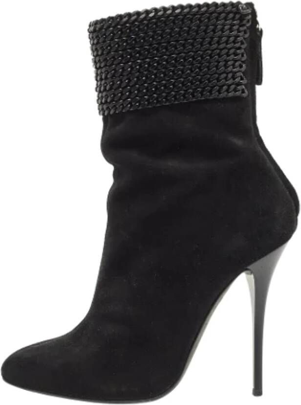 Giuseppe Zanotti Pre-owned Suede boots Black Dames