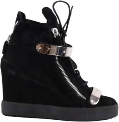 Giuseppe Zanotti Pre-owned Suede boots Black Dames