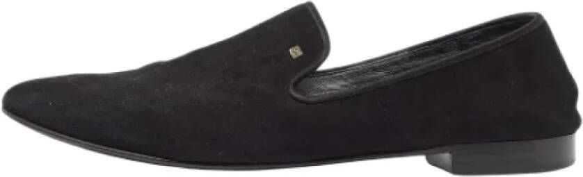 Giuseppe Zanotti Pre-owned Suede flats Black Heren