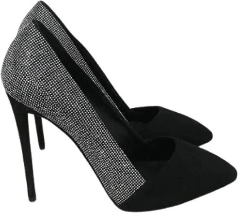 Giuseppe Zanotti Pre-owned Suede heels Black Dames