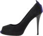 Giuseppe Zanotti Pre-owned Suede heels Black Dames - Thumbnail 1