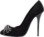 Giuseppe Zanotti Pre-owned Suede heels Black Dames - Thumbnail 1