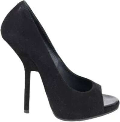 Giuseppe Zanotti Pre-owned Suede heels Black Dames