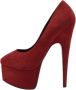 Giuseppe Zanotti Pre-owned Suede heels Red Dames - Thumbnail 1