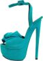 Giuseppe Zanotti Pre-owned Suede sandals Blue Dames - Thumbnail 1