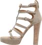 Giuseppe Zanotti Pre-owned Suede sandals Gray Dames - Thumbnail 1