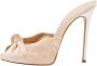 Giuseppe Zanotti Pre-owned Velvet sandals Beige Dames - Thumbnail 1