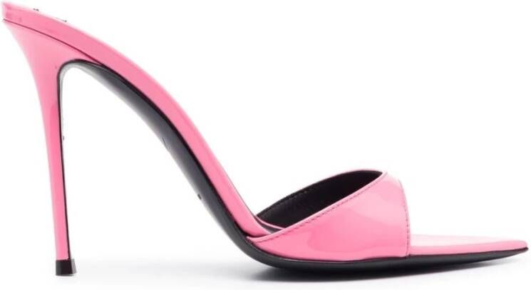 Giuseppe zanotti Roze Patent Hoge Hakken Muiltjes Sandalen Pink Dames