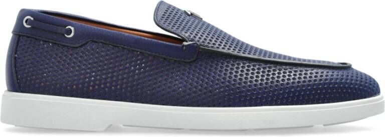 Giuseppe zanotti Schoenen Berth type loafers Blue Heren