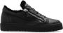 Giuseppe zanotti Sneakers met logo Black Heren - Thumbnail 1