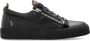 Giuseppe zanotti Sneakers met logo Black Heren - Thumbnail 1