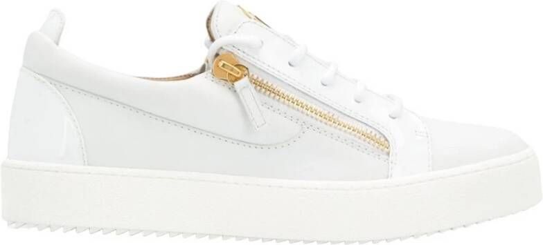 Giuseppe zanotti zipped sneakers Wit Heren