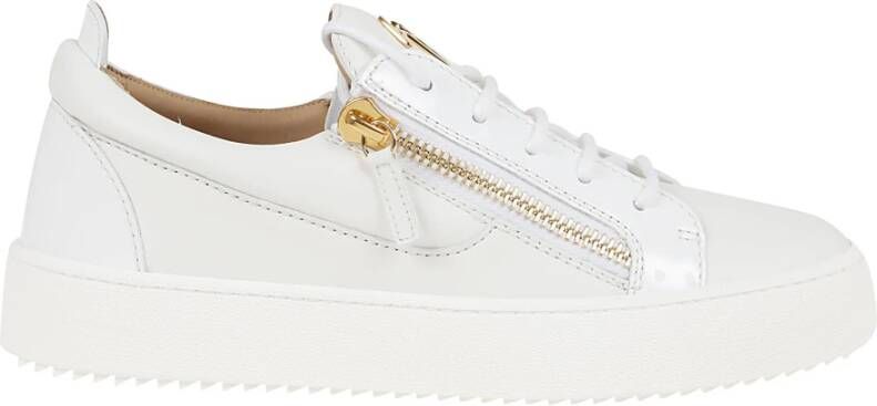 Giuseppe zanotti zipped sneakers Wit Heren