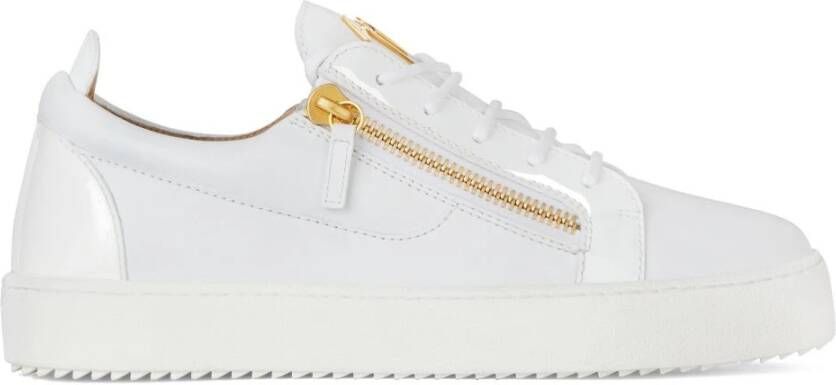 Giuseppe zanotti zipped sneakers Wit Heren