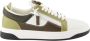 Giuseppe zanotti Witte Leren en Khaki Synthetische Sneakers Green Heren - Thumbnail 1