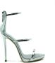 Giuseppe zanotti Zilveren Hoge Hak Sandalen Gray Dames - Thumbnail 1